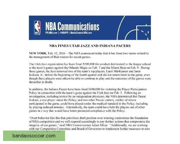 祖巴茨肋骨骨折缺席剩余赛季 步行者仅打五场比赛